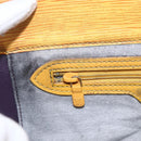 LOUIS VUITTON Epi Sac Plat Hand Bag Yellow M52079 LV Auth 155922-15