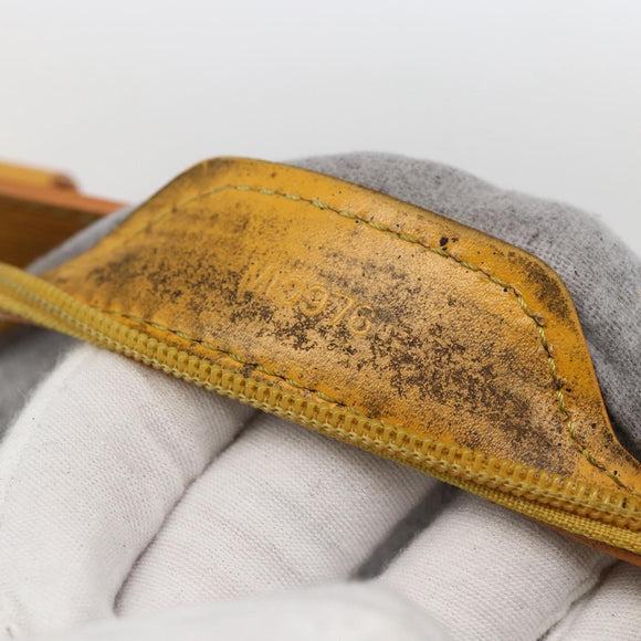 LOUIS VUITTON Epi Sac Plat Hand Bag Yellow M52079 LV Auth 155922