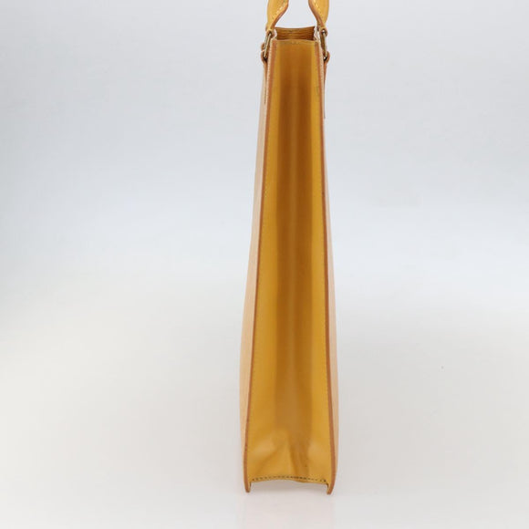 LOUIS VUITTON Epi Sac Plat Hand Bag Yellow M52079 LV Auth 155922