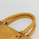 LOUIS VUITTON Epi Sac Plat Hand Bag Yellow M52079 LV Auth 155922-8
