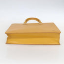 LOUIS VUITTON Epi Sac Plat Hand Bag Yellow M52079 LV Auth 155922-9