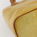 LOUIS VUITTON Monogram Vernis Houston Hand Bag Gris M91053 LV Auth 155923-15