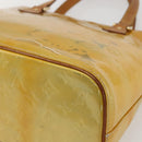 LOUIS VUITTON Monogram Vernis Houston Hand Bag Gris M91053 LV Auth 155923-16