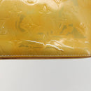 LOUIS VUITTON Monogram Vernis Houston Hand Bag Gris M91053 LV Auth 155923-10