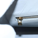 LOUIS VUITTON Monogram Vernis Houston Hand Bag Gris M91053 LV Auth 155923-19