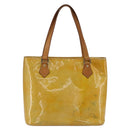 LOUIS VUITTON Monogram Vernis Houston Hand Bag Gris M91053 LV Auth 155923-2