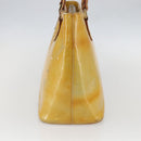 LOUIS VUITTON Monogram Vernis Houston Hand Bag Gris M91053 LV Auth 155923-3