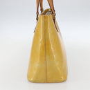 LOUIS VUITTON Monogram Vernis Houston Hand Bag Gris M91053 LV Auth 155923-4