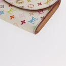LOUIS VUITTON Multicolor Anvelop Cult De Vuitto Case White M66557 LV Auth 155925-14
