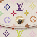 LOUIS VUITTON Multicolor Anvelop Cult De Vuitto Case White M66557 LV Auth 155925-17
