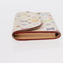 LOUIS VUITTON Multicolor Anvelop Cult De Vuitto Case White M66557 LV Auth 155925-5