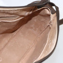 GUCCI GG Supreme Web Sherry Line Bag PVC Beige Gold 001 123 0918 Auth 155926-19