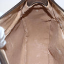 GUCCI GG Supreme Web Sherry Line Bag PVC Beige Gold 001 123 0918 Auth 155926-20