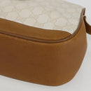 GUCCI GG Supreme Shoulder Bag PVC Beige Gold 116 02 076 Auth 155927-10