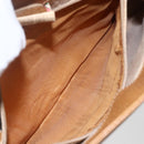 GUCCI GG Supreme Shoulder Bag PVC Beige Gold 116 02 076 Auth 155927-19