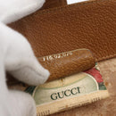 GUCCI GG Supreme Shoulder Bag PVC Beige Gold 116 02 076 Auth 155927-21