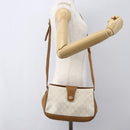 GUCCI GG Supreme Shoulder Bag PVC Beige Gold 116 02 076 Auth 155927-22