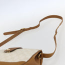 GUCCI GG Supreme Shoulder Bag PVC Beige Gold 116 02 076 Auth 155927-8