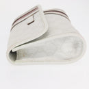 GUCCI GG Supreme Sherry Line Waist Bag PVC White Gold 152597 Auth 155928-5