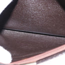 Christian Dior Trotter Canvas Shoulder Bag Brown Gold Auth 155930-22