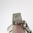 Christian Dior Trotter Canvas Shoulder Bag Pink Silver Auth 155931-15