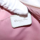 Christian Dior Trotter Canvas Shoulder Bag Pink Silver Auth 155931-17