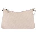 Christian Dior Trotter Canvas Shoulder Bag Pink Silver Auth 155931-2