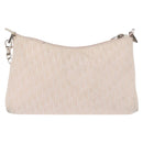 Christian Dior Trotter Canvas Shoulder Bag Pink Silver Auth 155931-3