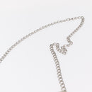 Christian Dior Trotter Canvas Shoulder Bag Pink Silver Auth 155931-8