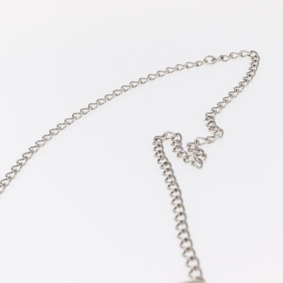 Christian Dior Trotter Canvas Shoulder Bag Pink Silver Auth 155931