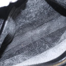 CELINE Macadam Canvas Tote Bag PVC Leather Black Gold Auth 155936-16