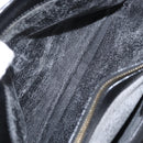 CELINE Macadam Canvas Tote Bag PVC Leather Black Gold Auth 155936-19