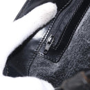 CELINE Macadam Canvas Tote Bag PVC Leather Black Gold Auth 155936-24