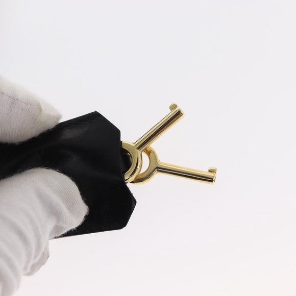 LOEWE Shoulder Bag Suede Leather Blue Auth 155939