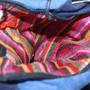 LOEWE Shoulder Bag Suede Leather Blue Auth 155939-18