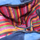 LOEWE Shoulder Bag Suede Leather Blue Auth 155939-19