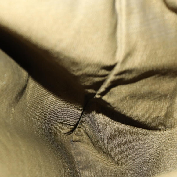 FENDI Zucca Canvas Shoulder Bag Black Brown Auth 155940