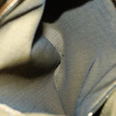 FENDI Zucca Canvas Shoulder Bag Black Brown Auth 155940-10