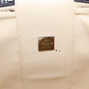 FENDI Zucca Canvas Vanity Hand Bag Black Brown Auth 155941-15