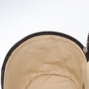 FENDI Zucca Canvas Vanity Hand Bag Black Brown Auth 155941-19