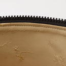 FENDI Zucca Canvas Vanity Hand Bag Black Brown Auth 155941-20