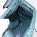 PRADA Shoulder Bag Nylon Blue Silver Auth 155943-21