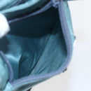 PRADA Shoulder Bag Nylon Blue Silver Auth 155943-21
