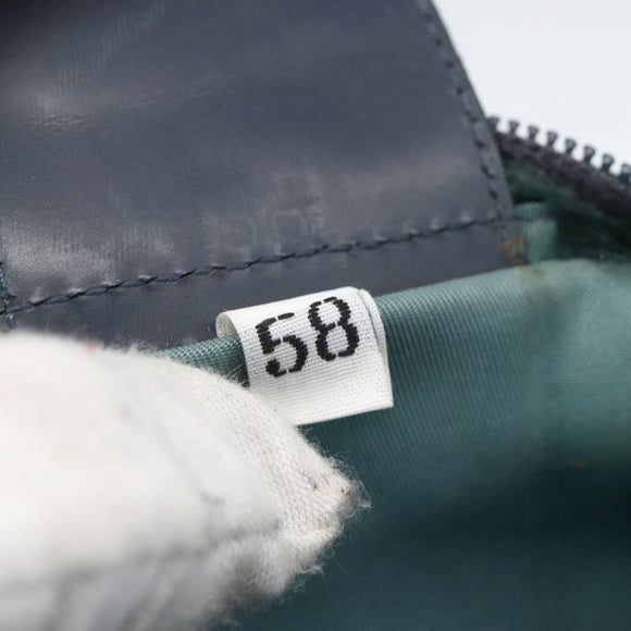 PRADA Shoulder Bag Nylon Blue Silver Auth 155943