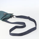 PRADA Shoulder Bag Nylon Blue Silver Auth 155943-7