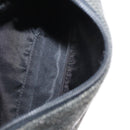 PRADA Sports Hand Bag Wool Gray Silver Auth 155944-18