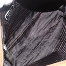 PRADA Shoulder Bag Nylon Brown Silver Auth 155945-18