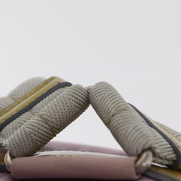 PRADA Backpack Nylon Pink Silver Auth 155946