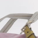 PRADA Backpack Nylon Pink Silver Auth 155946-12