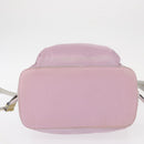 PRADA Backpack Nylon Pink Silver Auth 155946-5